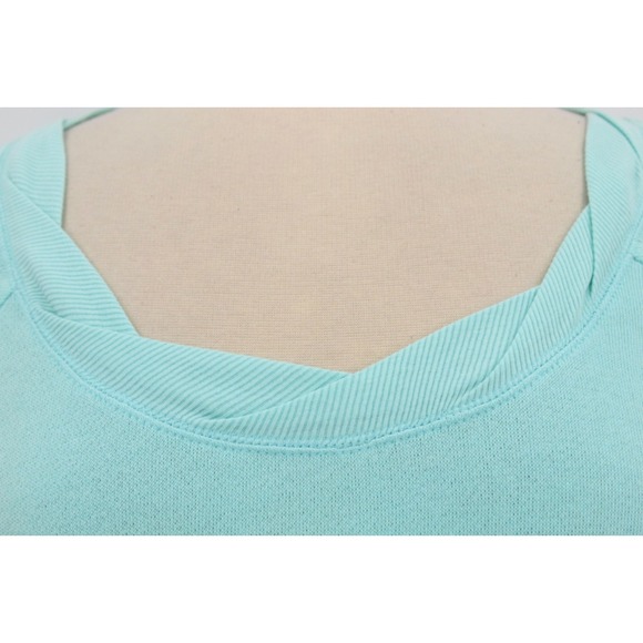 NWT J‎ Jill French Terry Sweatshirt womens XL Poet Blue Scoopneck Tunic - Picture 2 of 11